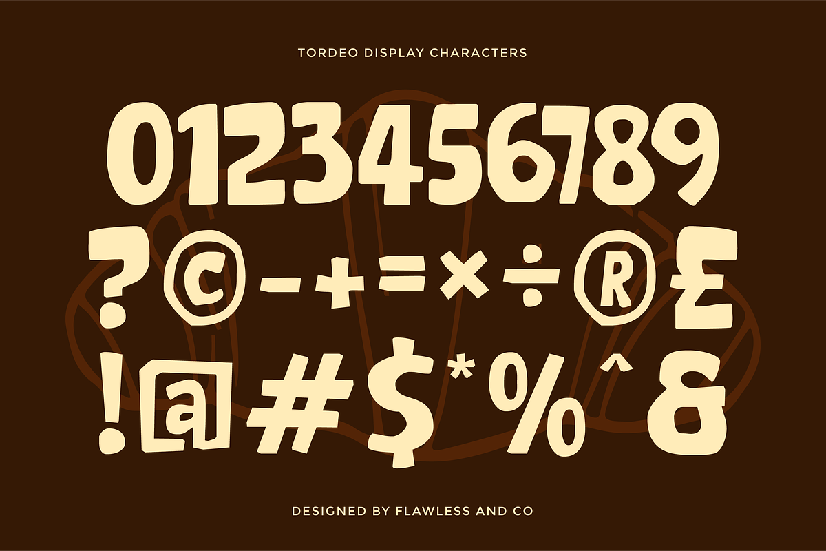 Tordeo - Unique Display Font, a Sans Serif Font by Flawless And Co (Photo 7 of 10)