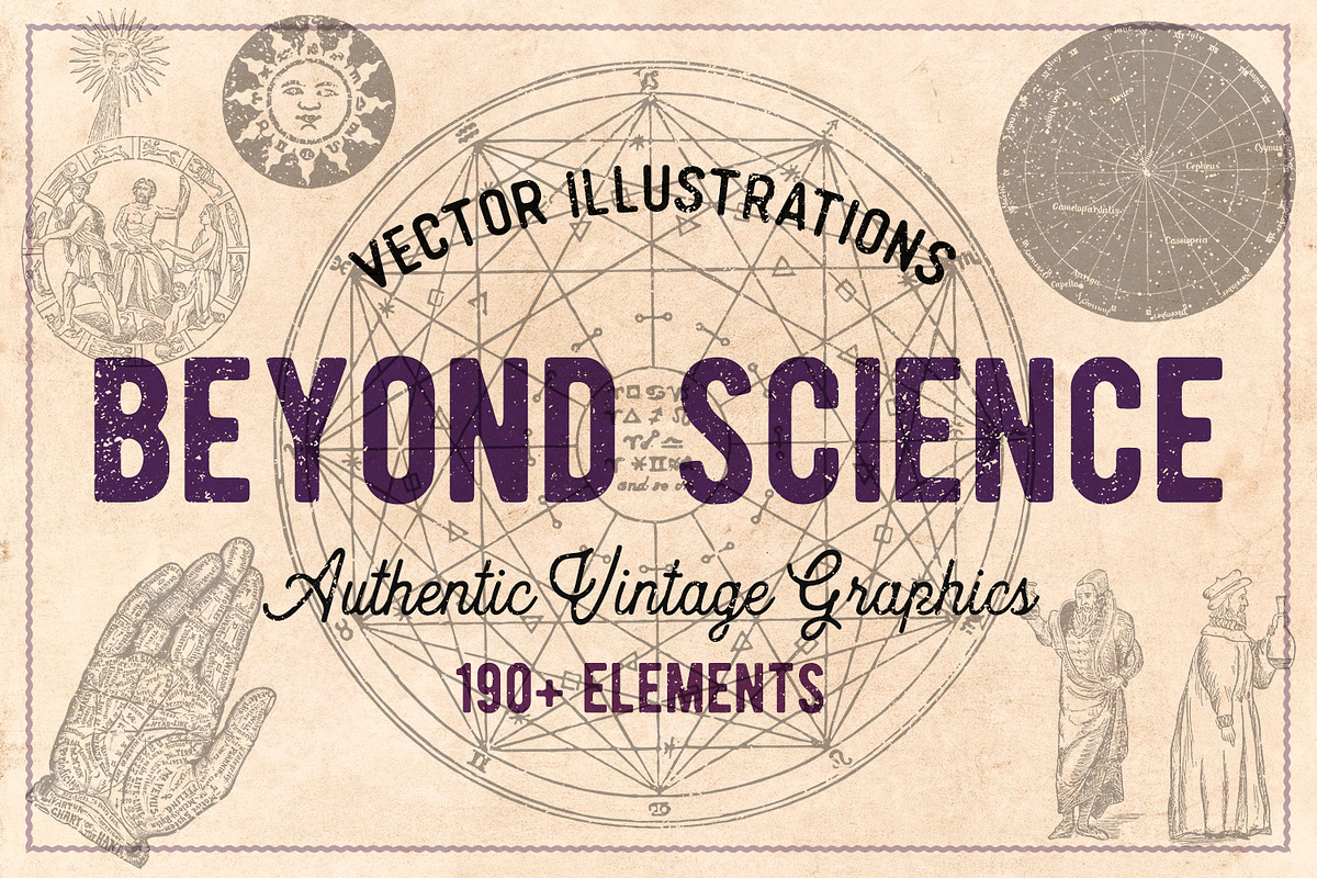190 Vintage Astrology & Alchemy, an Illustration by Brigantine Designs (Photo 1 of 10)