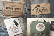 80 Modern Vintage Logos vol 3, a Branding & Logo Template by DISTRICT 62 STUDIO (Thumbnail 12 of 15)