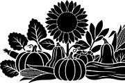 Thanksgiving Harvest Silhouette, an Illustration by Creativeshirt (Thumbnail 48 of 51)