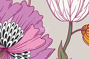 Morris Floral Pattern and Motifs, a Pattern Graphic by likorbut (Thumbnail 9 of 11)