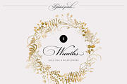 Gilded Petals Gold Foliage, an Illustration by SunnyAfternoons (Thumbnail 4 of 13)