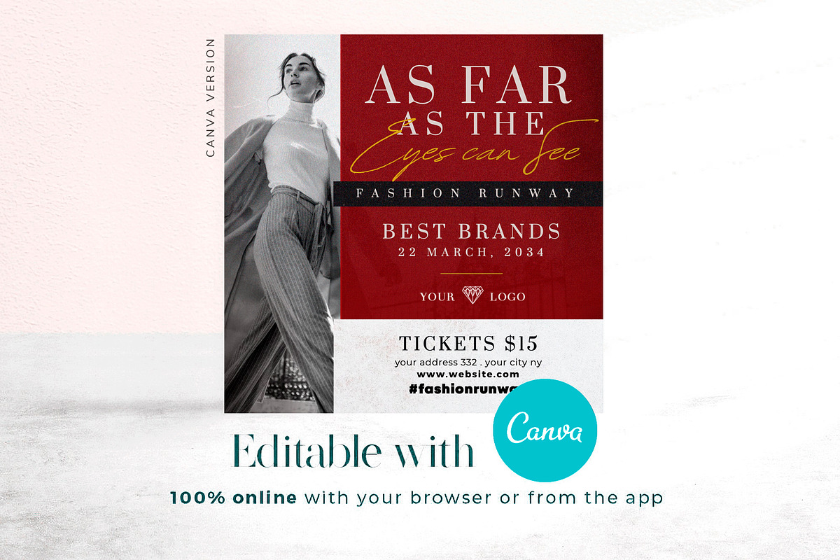 Fashion - Social Media Pack, a Social Media Template by Touringxx Creative Studio (Photo 8 of 8)