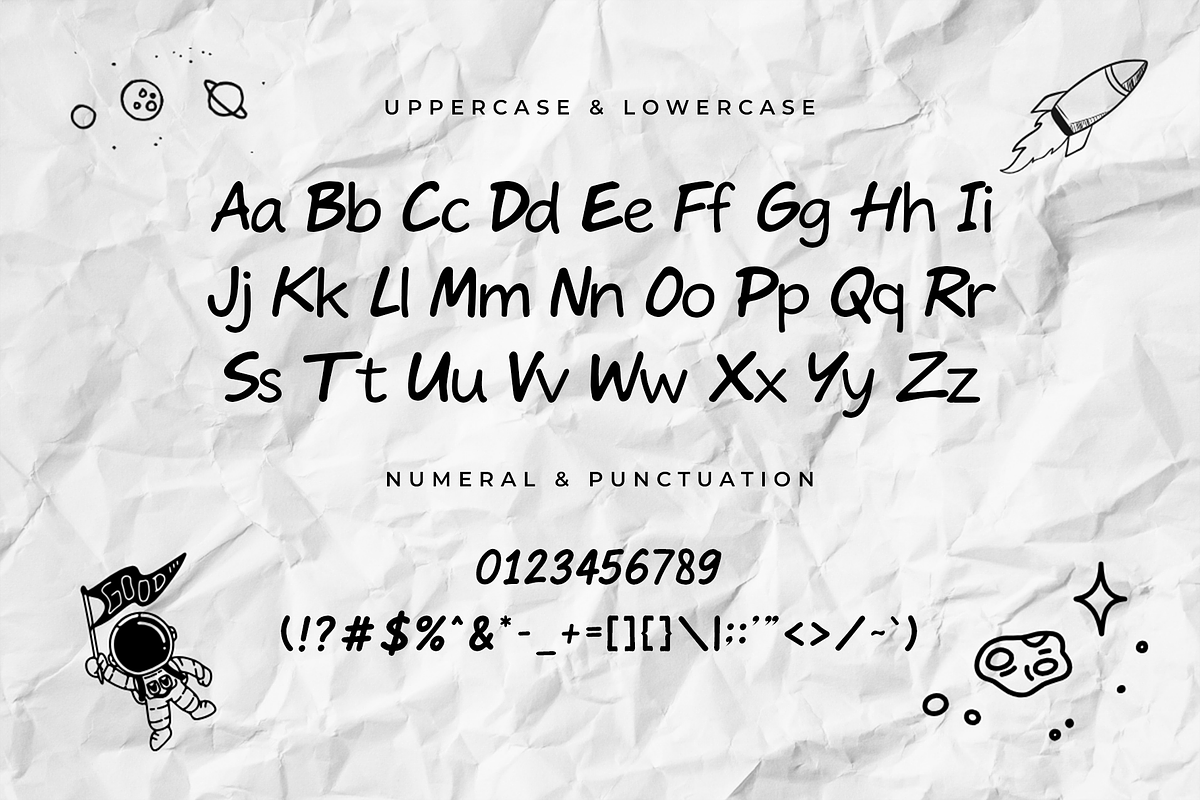Gluemess – Modern Script Font, a Script Font by overlaytemplates (Photo 4 of 5)