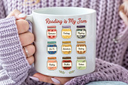 Reading is My Jam Bookish Sticker, an Illustration by Craft Nest (Thumbnail 5 of 6)