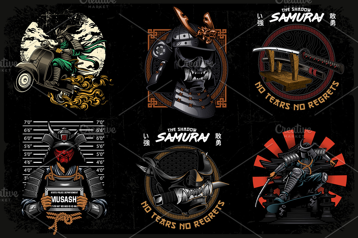 Steel & Spirit Samurai Illustration, an Illustration by The BolzStudio (Photo 2 of 4)
