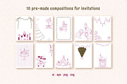 Whimsical Christmas party set, a Decorative Illustration by soboleva alya (Thumbnail 6 of 12)