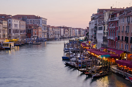 Sunset at venice stock photo containing sunset and twilight