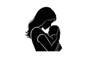 50 Mother and Baby Love Silhouette S, an Illustration by Designs_River (Thumbnail 48 of 51)