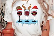 Christmas Wine Glasses Png, an Illustration by Libby Wishes (Thumbnail 2 of 8)