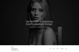 Pepper - Photographer WP Theme