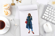 Fashion Girl Coffee Cup, a Person Illustration by BigArtLab (Thumbnail 4 of 4)