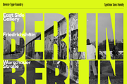 DT Synthax Sans, a Sans Serif Font by Deveze Type Foundry (Thumbnail 6 of 15)