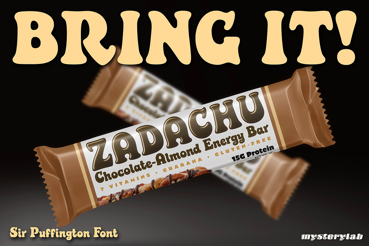 Sir Puffington Font, a Serif Font by Mysterylab Designs (Photo 6 of 8)