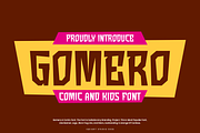 Gomero - Comic Font, a Sans Serif Font by Iqsiart Studio (Thumbnail 1 of 7)