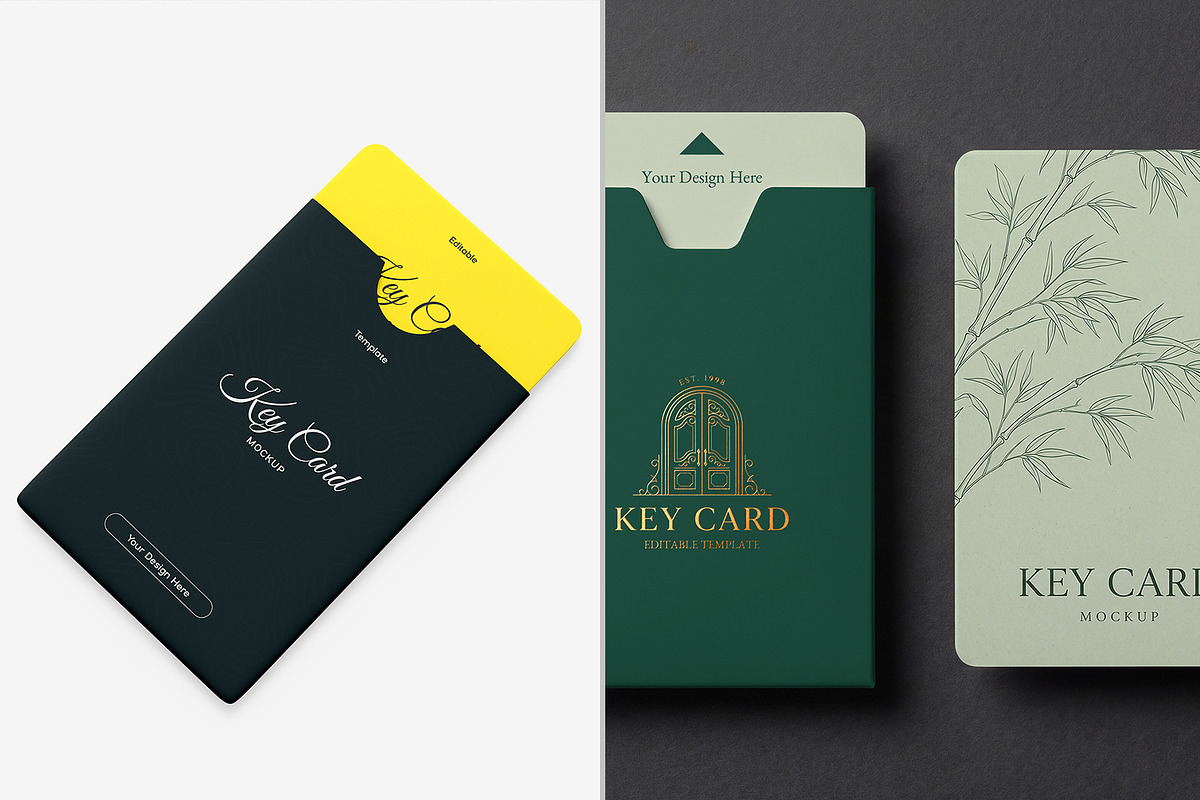 Key Card Holder Mockup Set, an Advertising Mockup by graphypix (Photo 4 of 4)