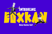 Boxkan Uniqe Display Font, a Handwritten Font by Tera Asset Garage (Thumbnail 1 of 8)