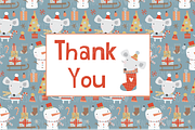 Merry Mice paper set, a Pattern Graphic by Poppymoondesign (Thumbnail 3 of 3)