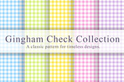 14 Gingham Check Collection, a Pattern Graphic by NOMO DESIGN (Thumbnail 1 of 15)