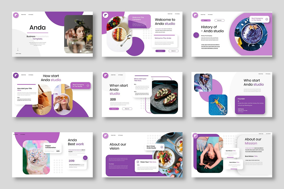 Anda - Business Google Slide Templat, a Presentation Template by Dens Creative Studio (Photo 2 of 6)