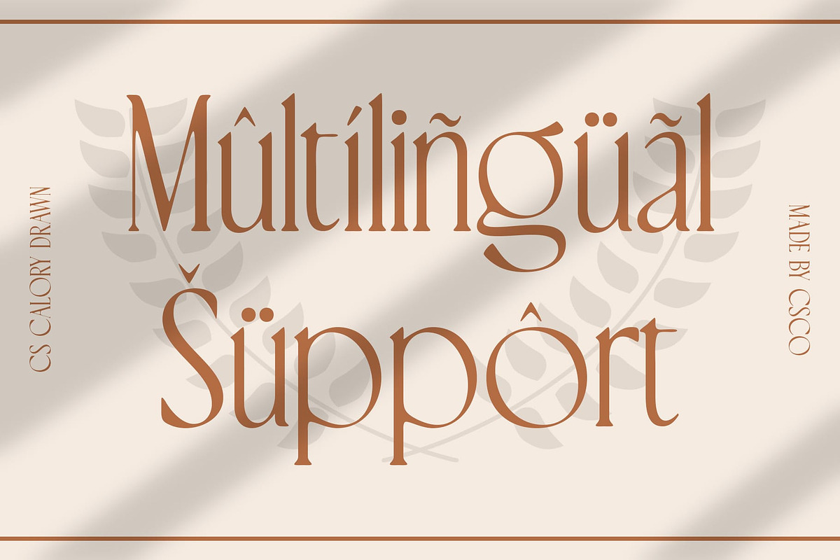 CS Calory Drawn, a Serif Font by Craft Supply Co. (Photo 4 of 8)