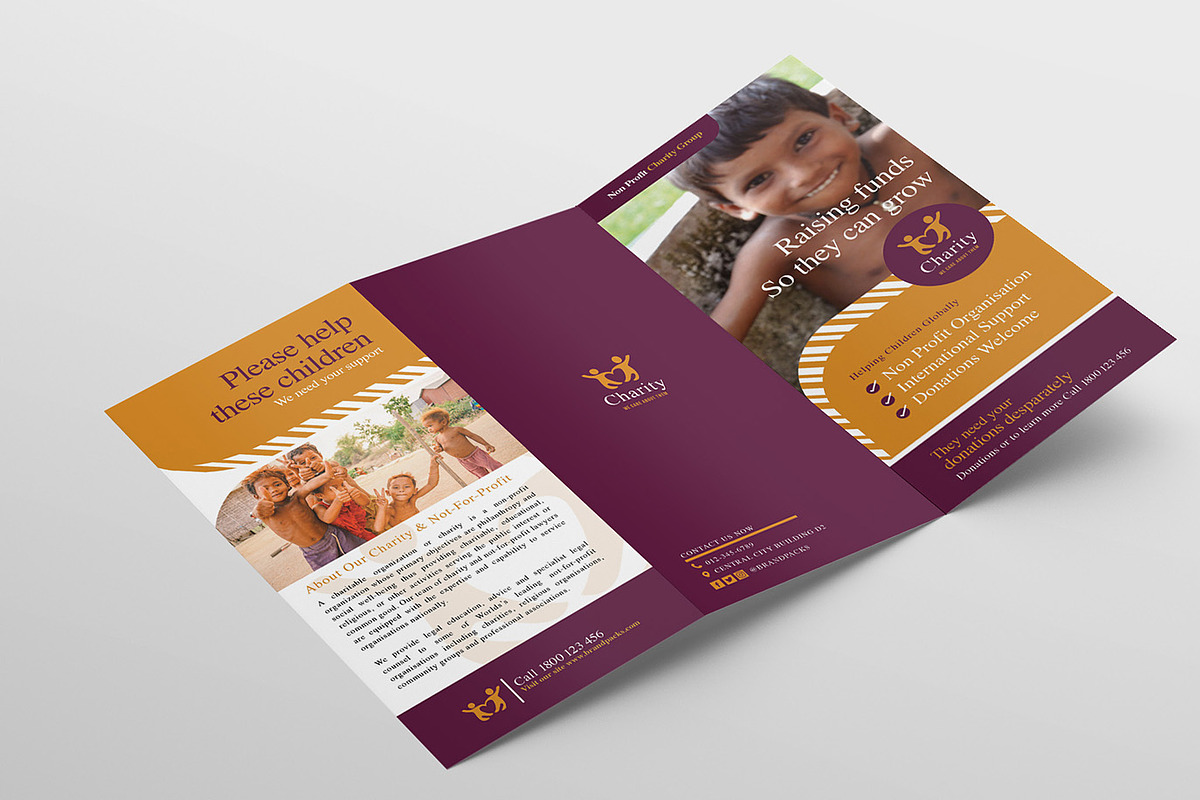 Charity Templates Pack, a Flyer Template by BrandPacks (Photo 10 of 10)