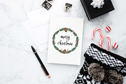 SALE Holiday Lettering & Clipart Kit, an Illustration by Jane Yu Designs (Thumbnail 9 of 12)