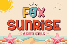 Fox Sunrise 4 Font Styles