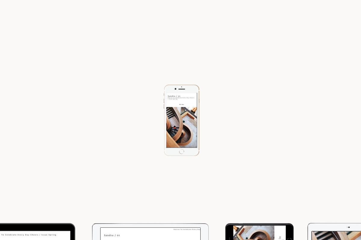 Sandra - Theme For White, a WordPress Template by Sandra / 01 Studio (Photo 3 of 3)