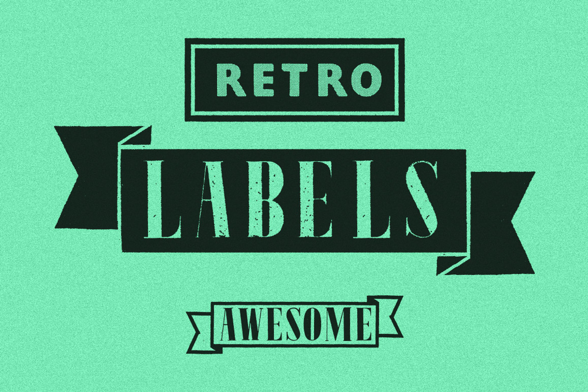 VINTAGE-RETRO-PACK, an Object Graphic by Pan Cabaj (Photo 3 of 5)