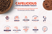 Cafelicious - Coffee Logo Kit, a Branding & Logo Template by LovePowerDesigns (Thumbnail 3 of 12)