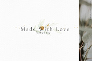 Gold leaf watercolor alphabet art, an Illustration by Angele Kamp (Thumbnail 12 of 12)