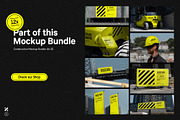 Fence Mesh Banner Mockup, an Advertising Mockup by HAZARD MOCKUPS (Thumbnail 7 of 8)