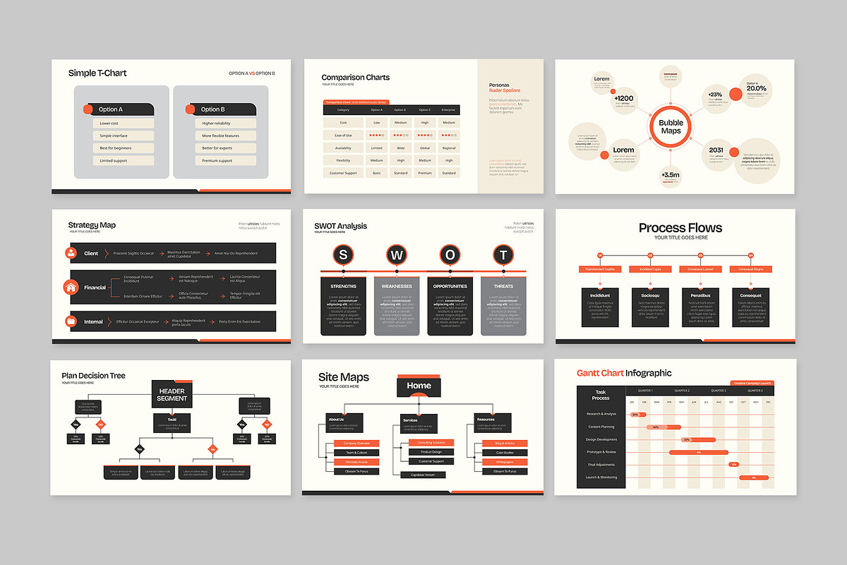 Infographic Template Set preview 3