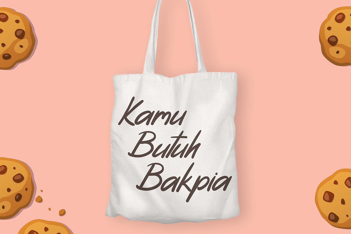 Bakpia, a Script Font by Zelda Graphic (Photo 4 of 5)