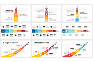 Success Infographic PowerPoint Canva