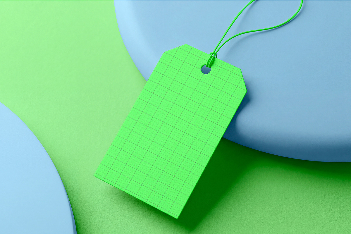 Hanging Label Tag Mockup, an Advertising Mockup by graphypix (Photo 4 of 4)