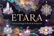 ETARA Magical Brush & Stamp Kit, a Brush Add-On by ETARA by Mea Hau (Thumbnail 1 of 45)