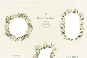 Delicate Flowers & Glass Vases Set, a Decorative Illustration by Sunshine Art (Thumbnail 8 of 13)