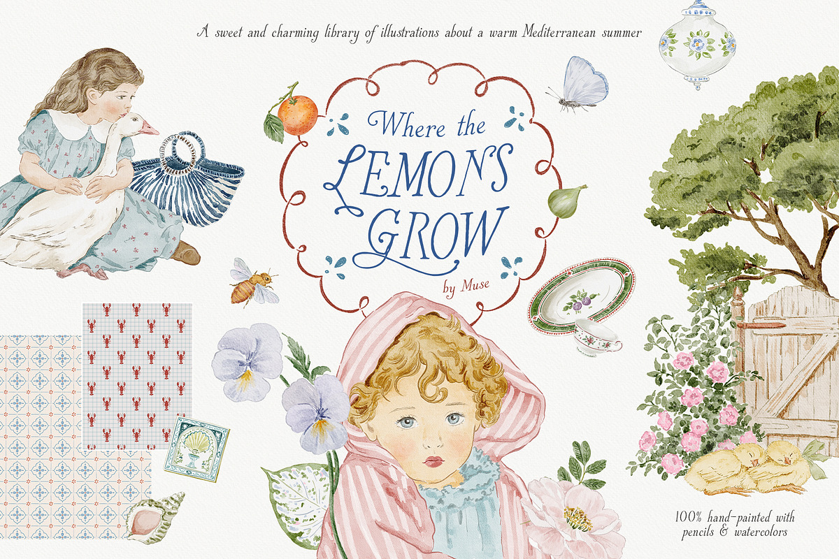 Where the Lemons Grow 400+, a Decorative Illustration by Muse Artist (Photo 1 of 33)