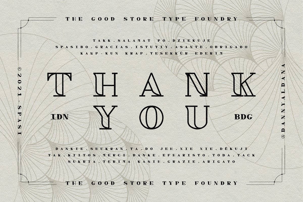 Spasi Decorative Wide Serif + Extras, a Serif Font by The Good Store (Photo 10 of 10)