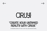 Ciruyi - Elegant Modern Serif, a Serif Font by Astuti Studio (Thumbnail 6 of 25)
