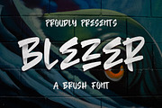 Blezer Clean Brush Font, a Font by Blankids Studio (Thumbnail 8 of 9)