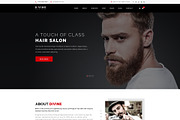 Divine - Photoshop Template, a Websites & App Template by DigitalCenturySF (Thumbnail 1 of 13)