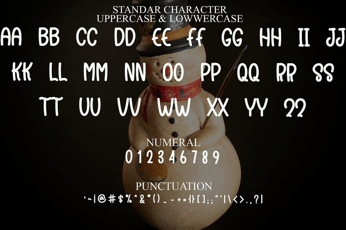 Magic Snowman, a Serif Font by InermediaSTUDIO (Photo 3 of 8)