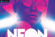 NEON Flyer Template, a Flyer Template by OVNI-TEMPLATES (Thumbnail 4 of 4)