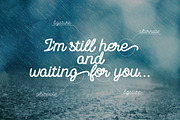 November Rain, a Script Font by NREY (Thumbnail 2 of 5)