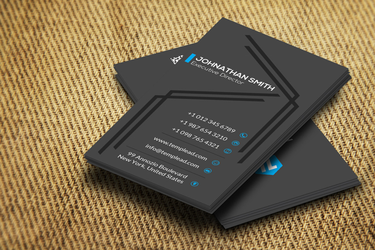 Corporate Business Card CM131, a Business Card Template by annozio (Photo 2 of 4)