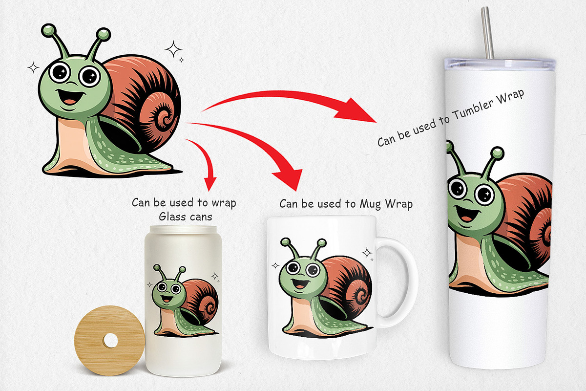Snail Mood, a Graphic by Artnoy (Photo 4 of 5)
