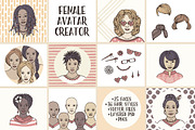 Huge Collection of 220 Diverse Faces, a Person Illustration by Franzi draws (Thumbnail 8 of 12)